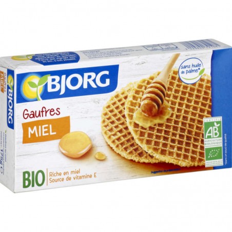 BJORG Gaufres au Miel Bio 175g