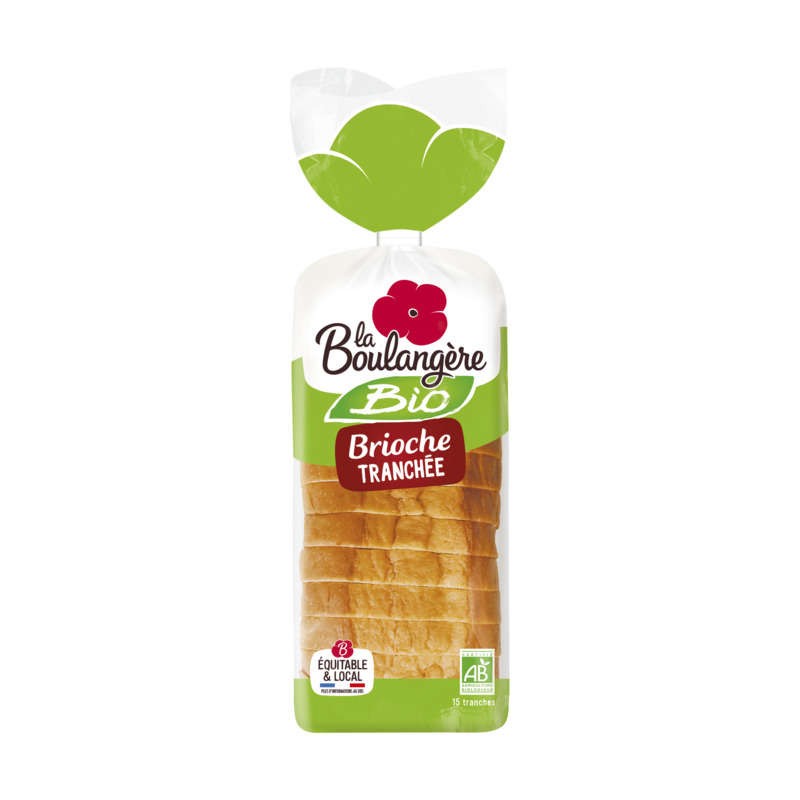LA BOULANGERE Brioche Tranchée Bio 400g