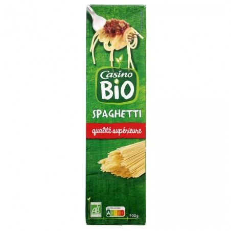 CASINO BIO Pâtes Spaghetti Bio - 500g
