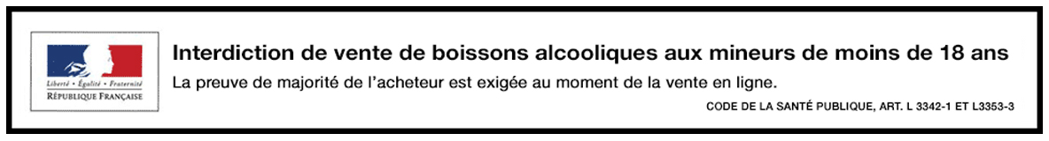 Vente d'alcool interdite aux moins de 18 ans